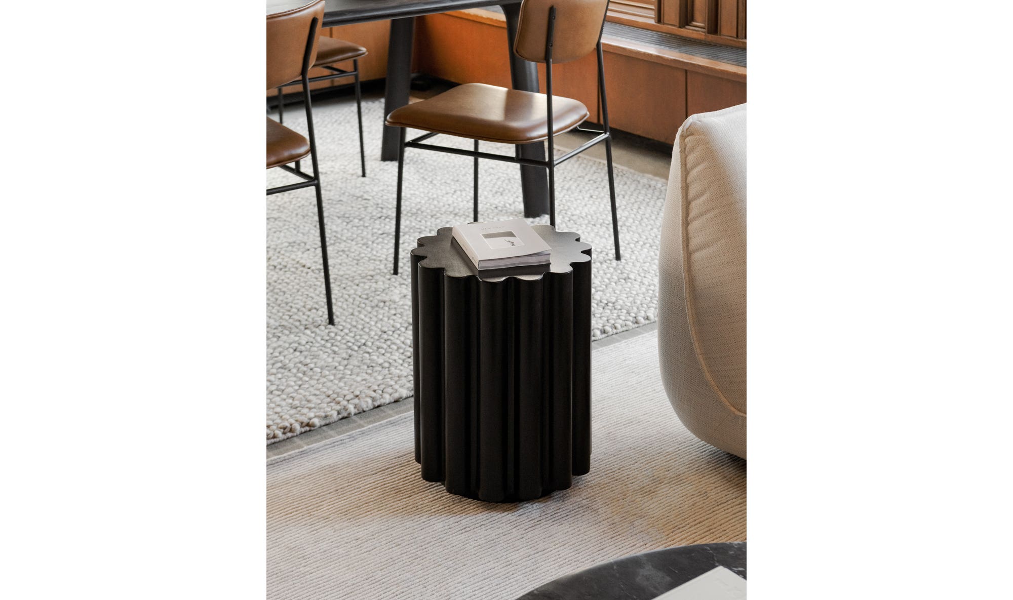Taffy Accent Table Black by Moe's Home Collection - view 9