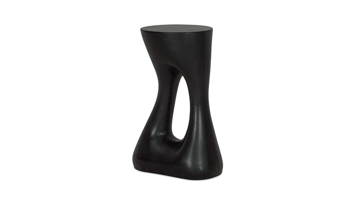 Rothko Tall Outdoor Side Table Black by Moe's Home Collection - view 9