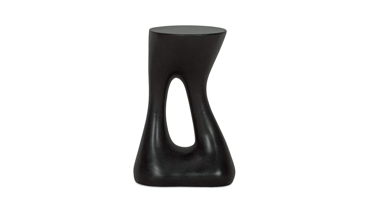 Rothko Tall Outdoor Side Table Black by Moe's Home Collection - view 2