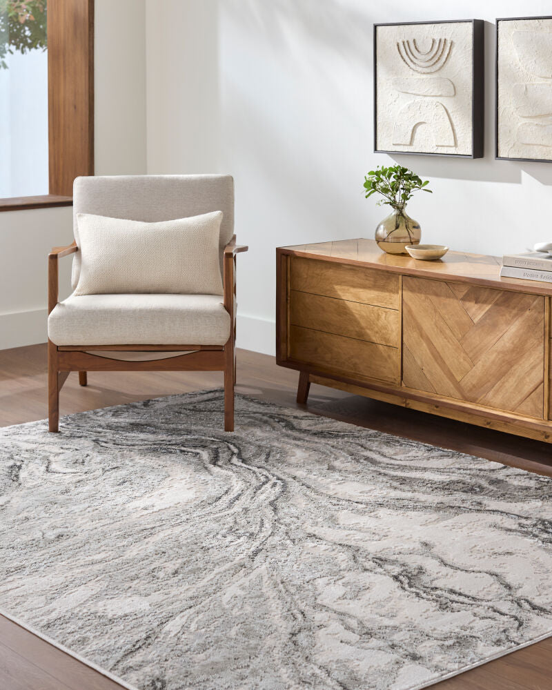 Amman Beige/Tan Machine Woven Rug BTA-2301 - roomscene