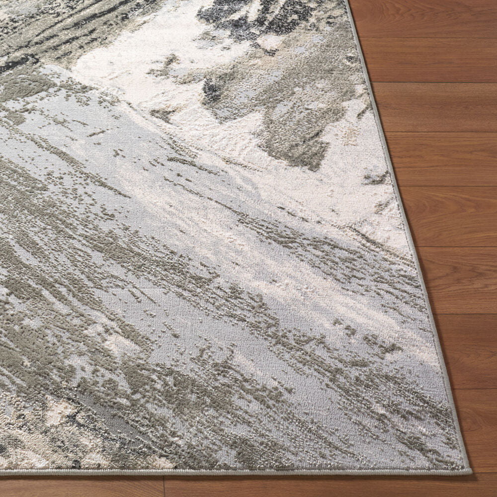 Amman Beige/Light Slate Machine Woven Rug BTA-2304 - front