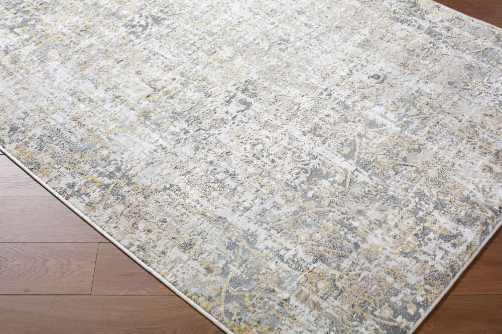 Amman Beige/Tan Machine Woven Rug BTA-2305 - corner