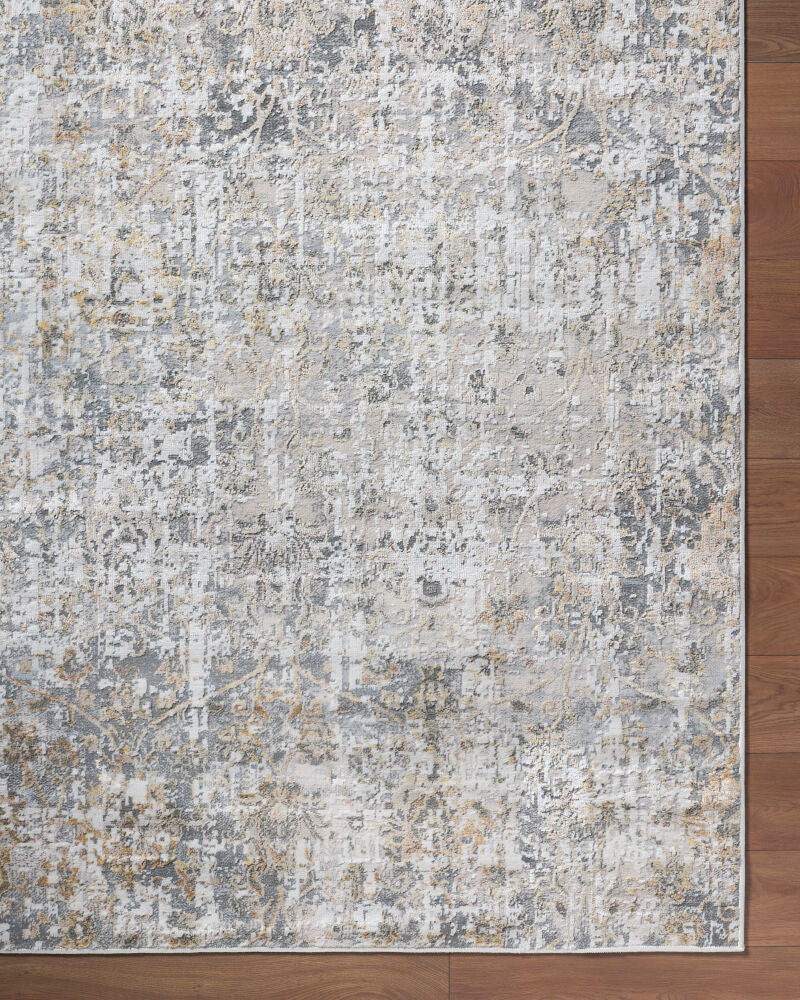 Amman Beige/Tan Machine Woven Rug BTA-2305 - overhead