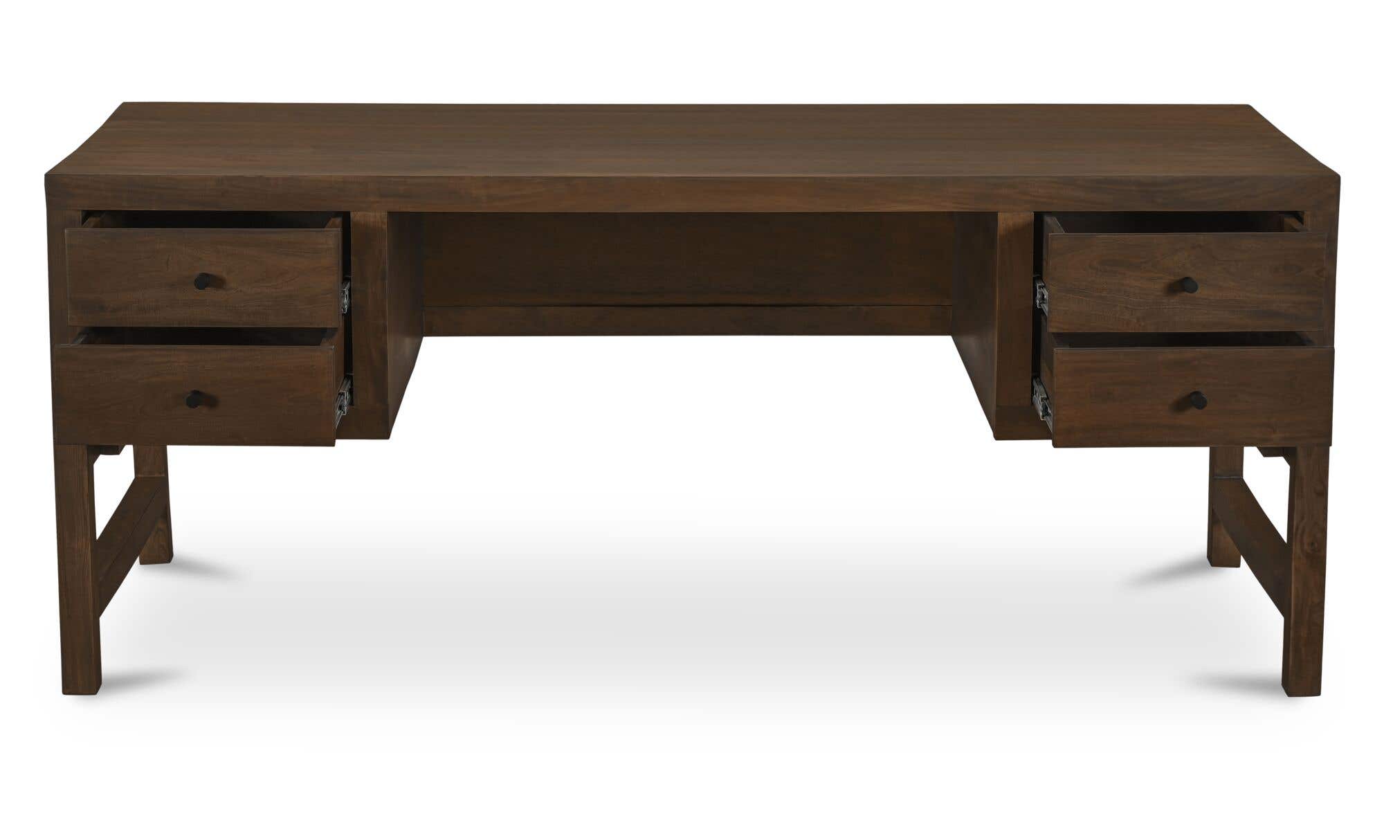 Windsor Desk Dark Brown by Moe's Home Collection - view 4