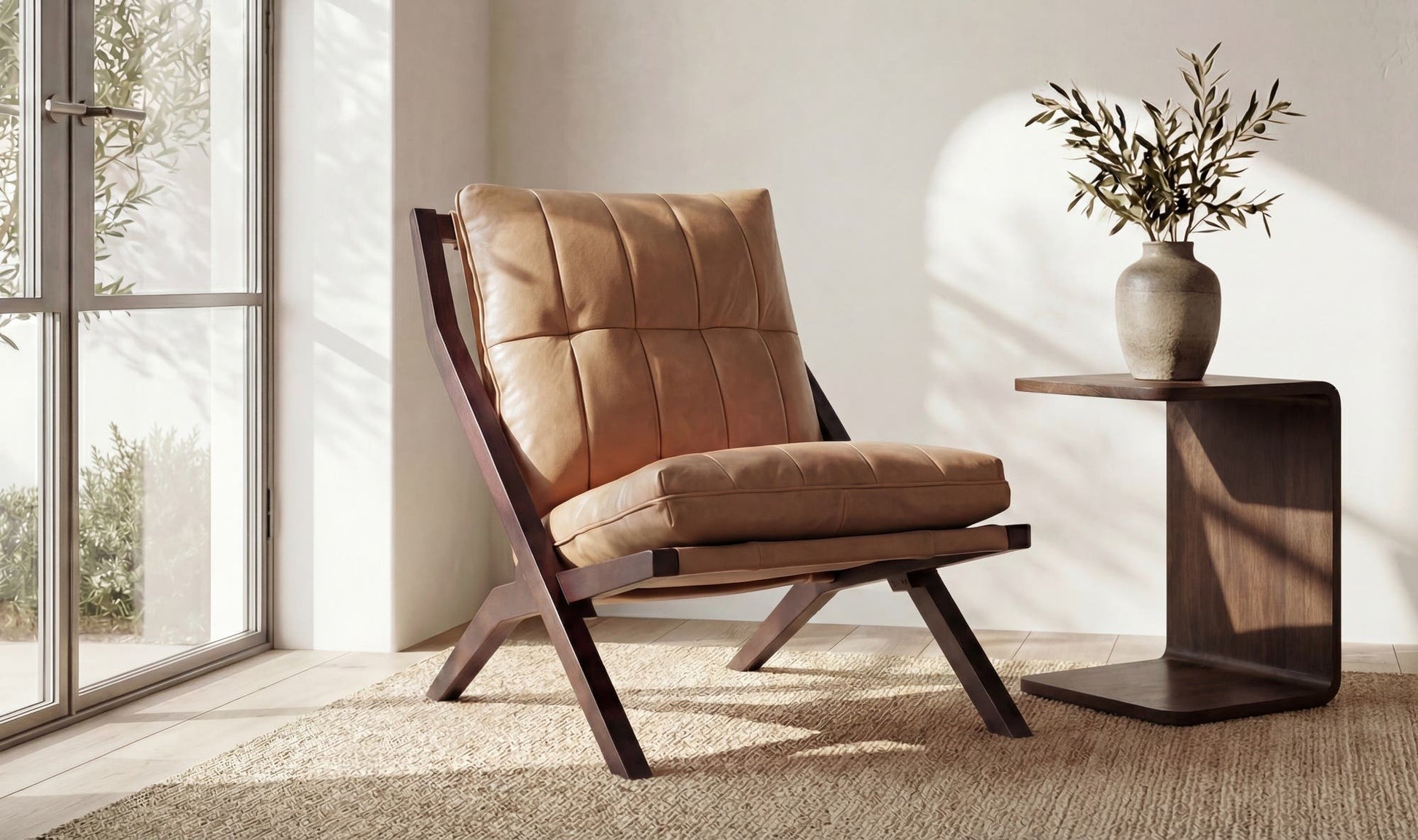 Carrie Side Table Dark Brown by Moe's Home Collection - view 4