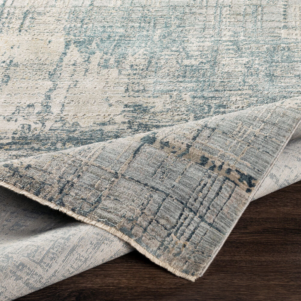 Brunswick Dusty Sage/White Machine Woven Rug BWK-2300 - fold