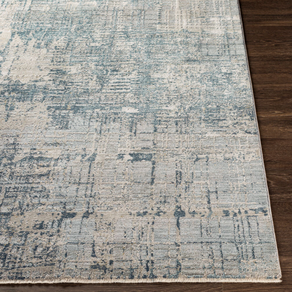 Brunswick Dusty Sage/White Machine Woven Rug BWK-2300 - front