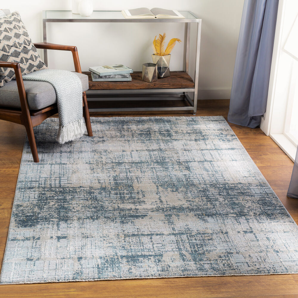Brunswick Dusty Sage/White Machine Woven Rug BWK-2300 - roomscene