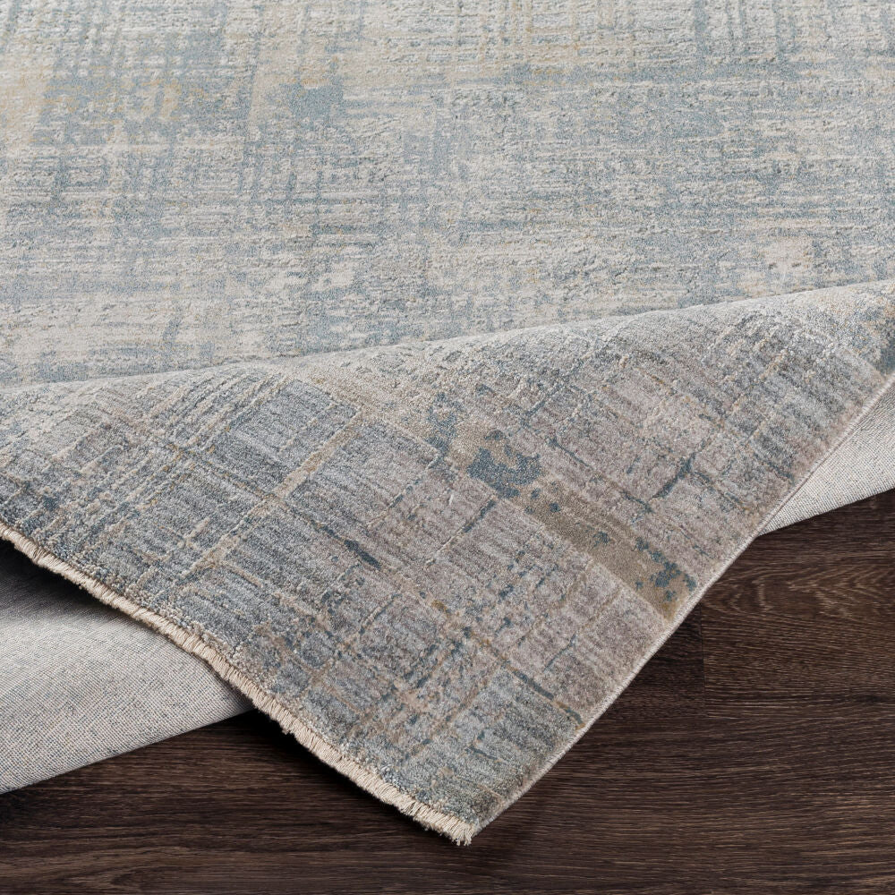 Brunswick Dusty Sage/White Machine Woven Rug BWK-2301 - fold