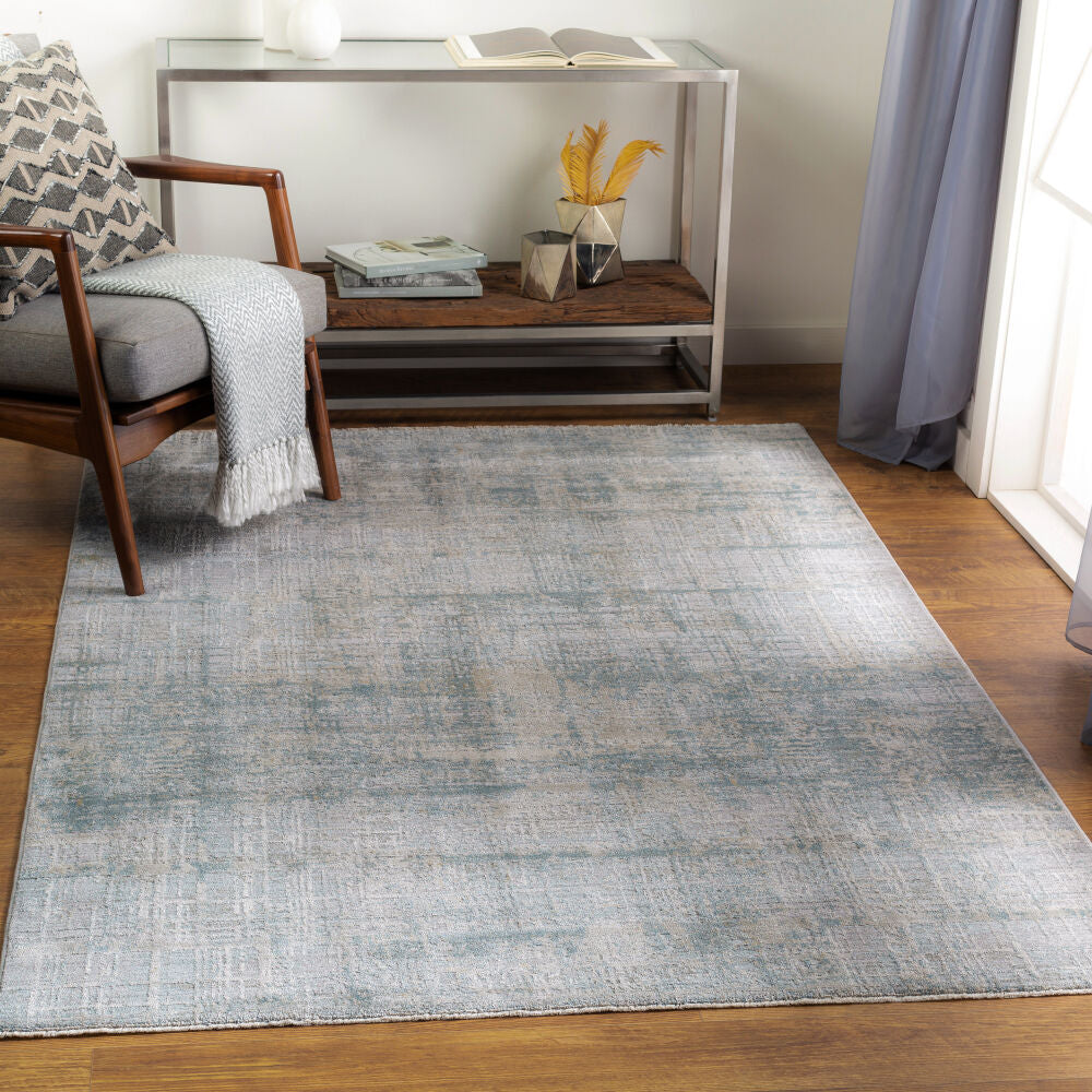 Brunswick Dusty Sage/White Machine Woven Rug BWK-2301 - roomscene