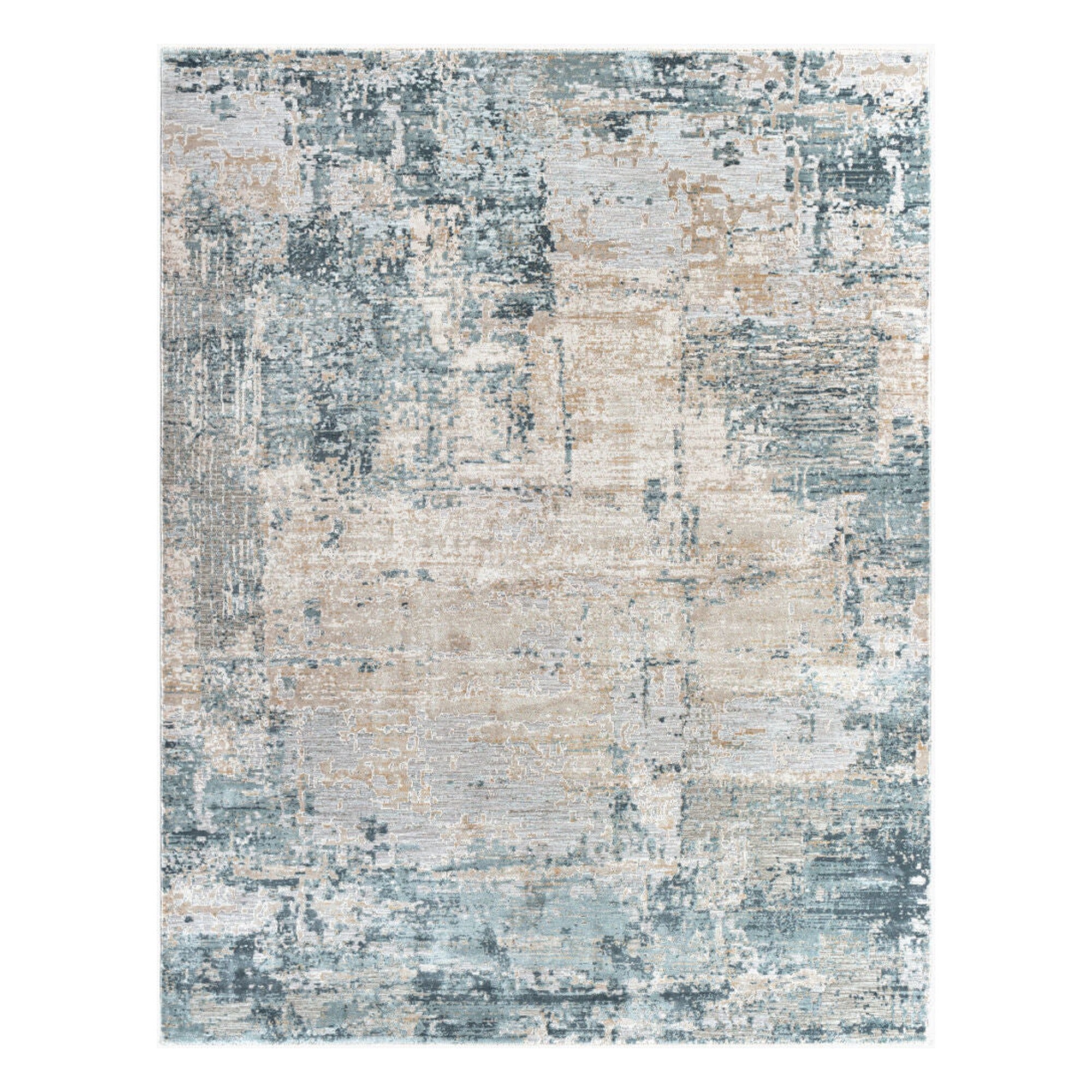 Brunswick Dusty Sage/Teal Machine Woven Rug BWK-2302 - 2'7" x 10'