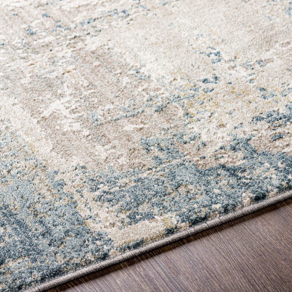Brunswick Dusty Sage/Teal Machine Woven Rug BWK-2302 - texture