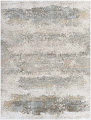 Brunswick Charcoal/White Machine Woven Rug BWK-2305 - 2'7" x 10'