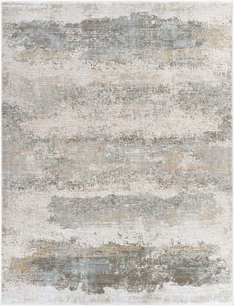 Brunswick Charcoal/White Machine Woven Rug BWK-2305 - 2'7" x 10'