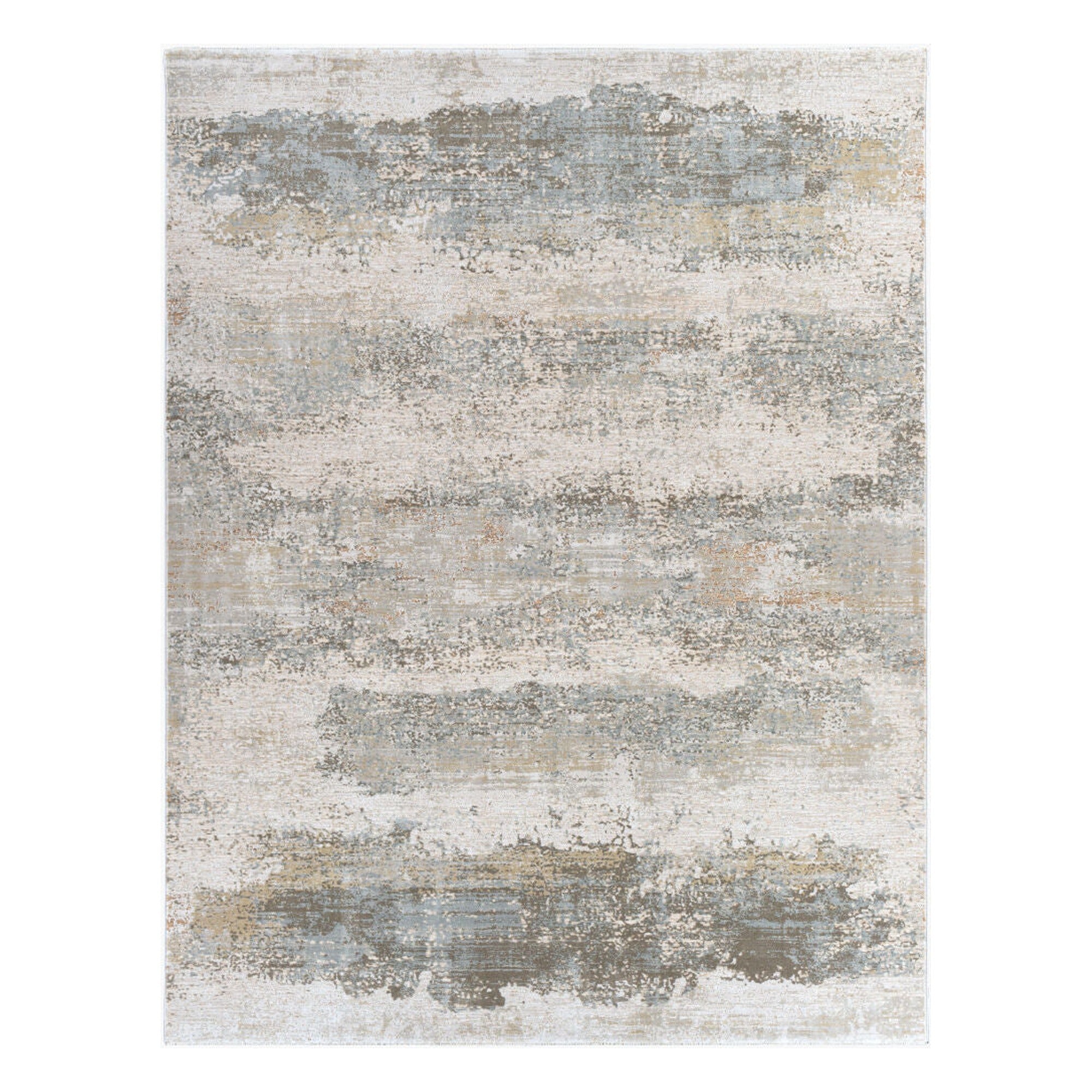 Brunswick Charcoal/White Machine Woven Rug BWK-2305 - 2'7" x 10'