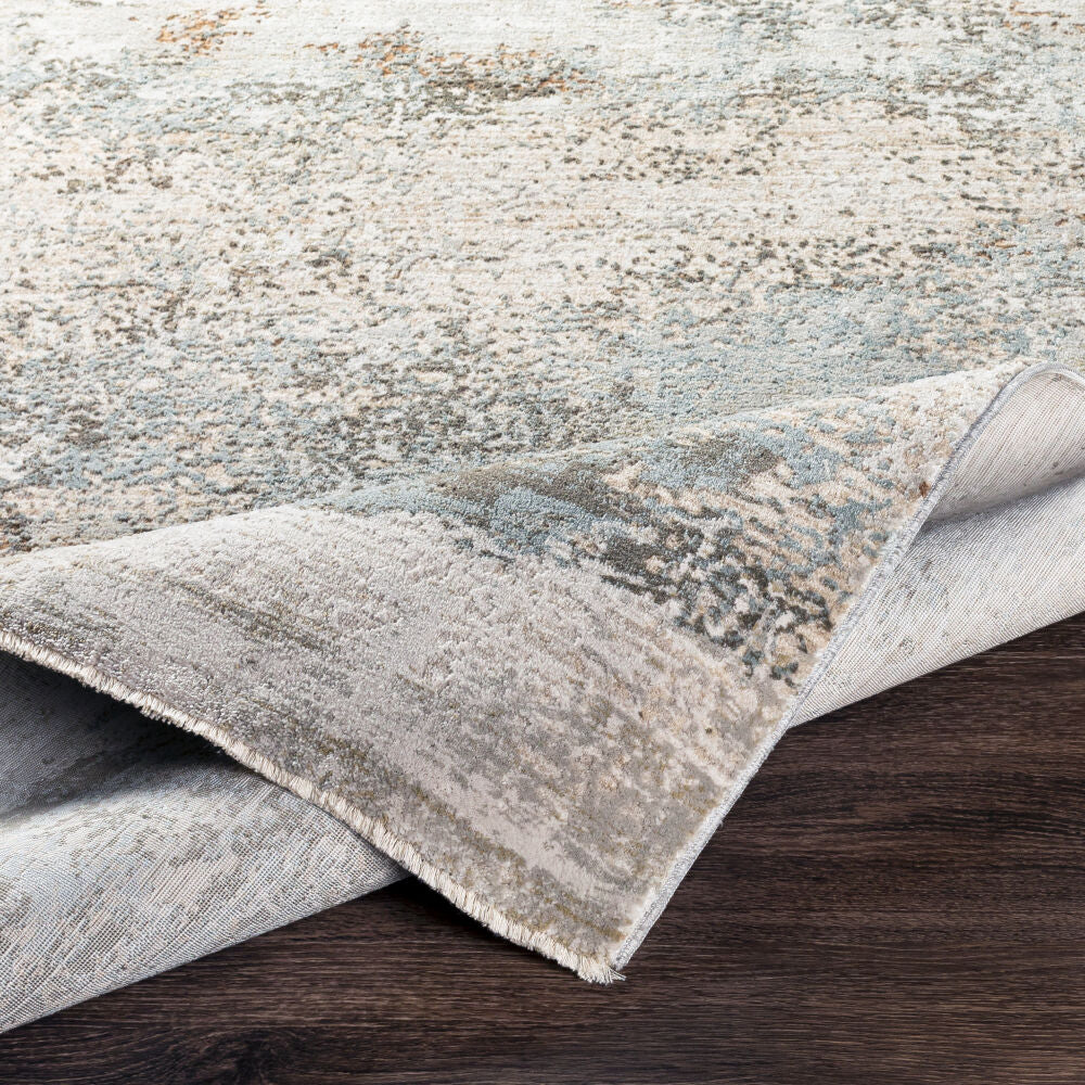 Brunswick Charcoal/White Machine Woven Rug BWK-2305 - fold