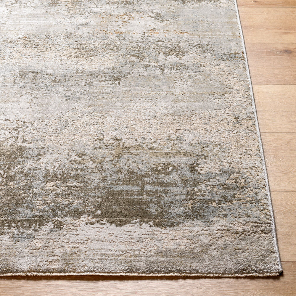 Brunswick Charcoal/White Machine Woven Rug BWK-2305 - front