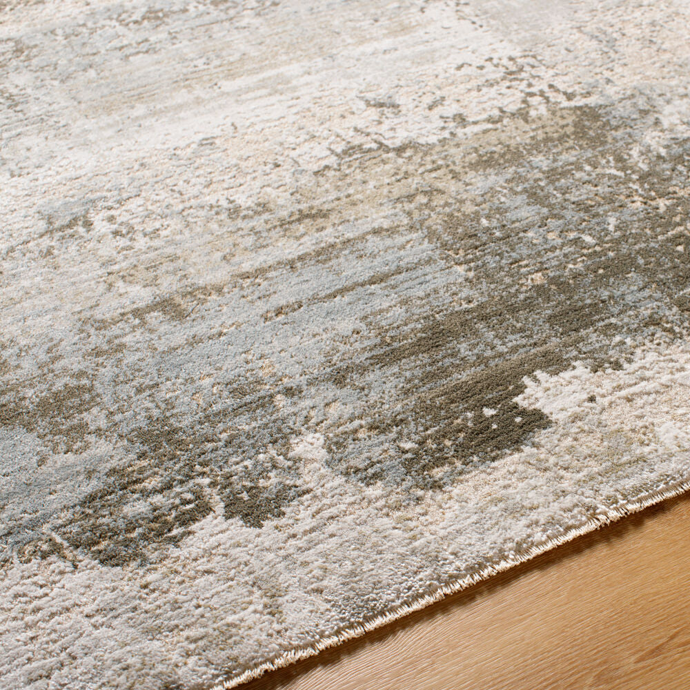Brunswick Charcoal/White Machine Woven Rug BWK-2305 - texture