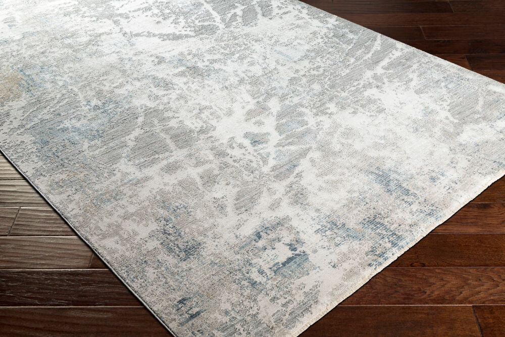 Brunswick Dusty Sage/Teal Machine Woven Rug BWK-2306 - corner