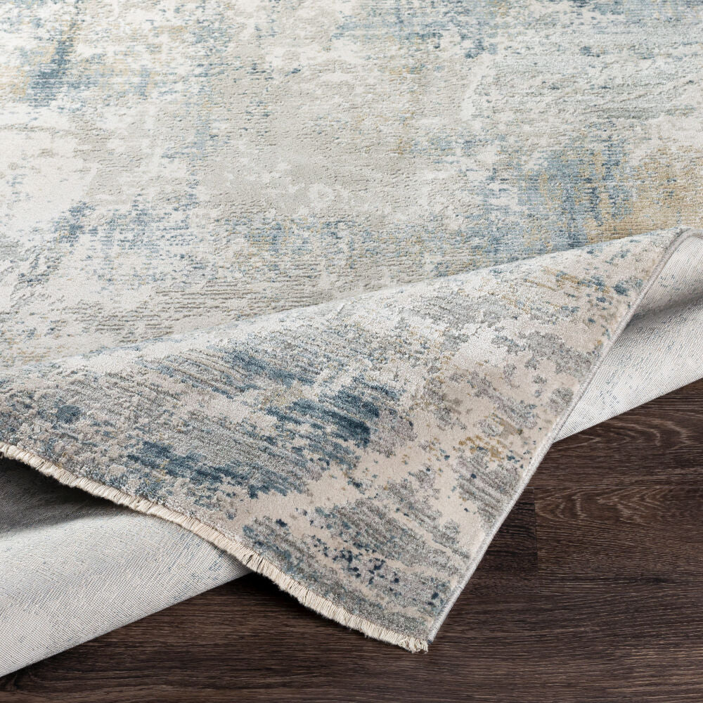 Brunswick Dusty Sage/Teal Machine Woven Rug BWK-2306 - fold