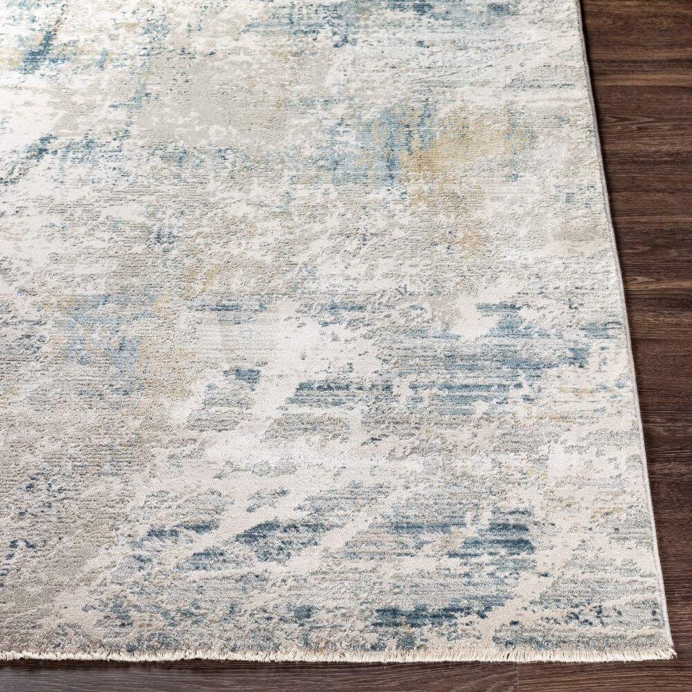 Brunswick Dusty Sage/Teal Machine Woven Rug BWK-2306 - front