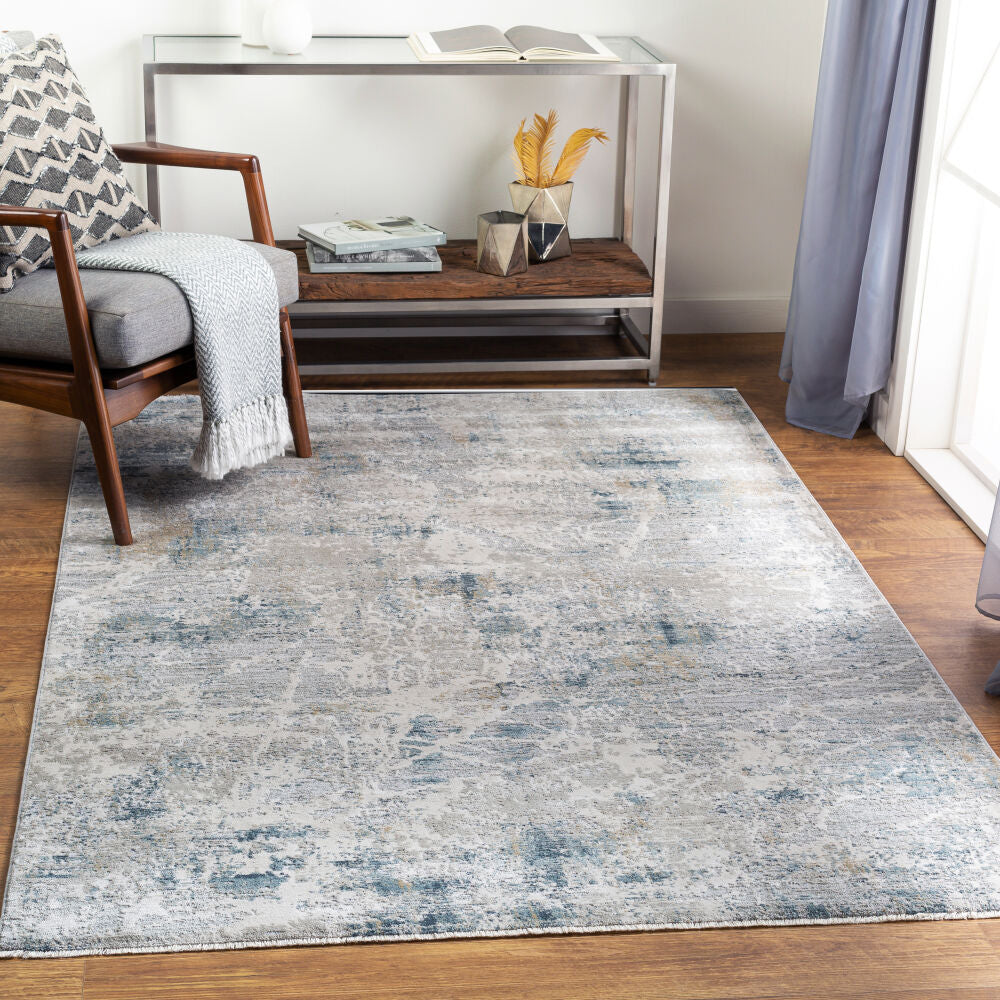 Brunswick Dusty Sage/Teal Machine Woven Rug BWK-2306 - roomscene