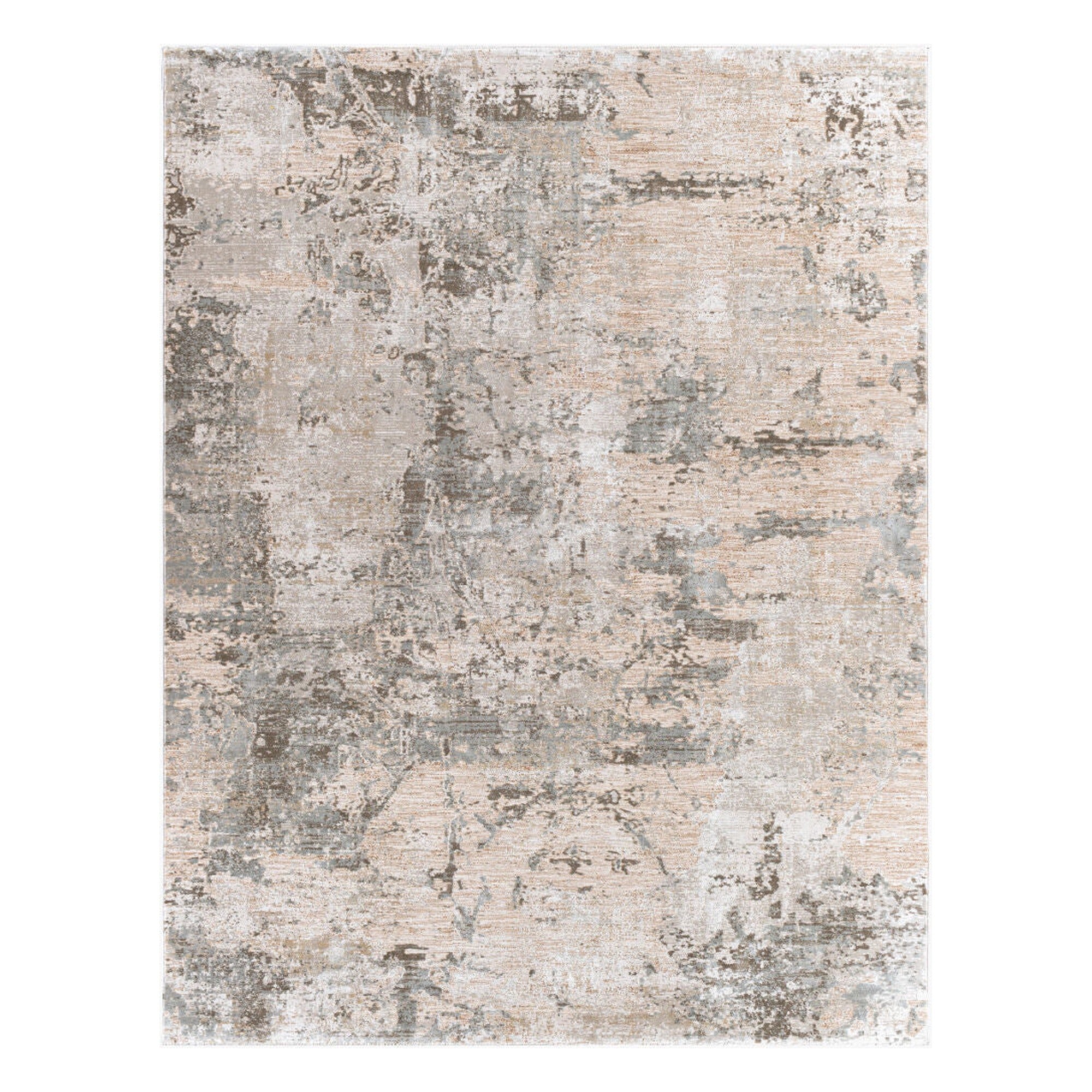Brunswick Charcoal/White Machine Woven Rug BWK-2308 - 2'7" x 10'