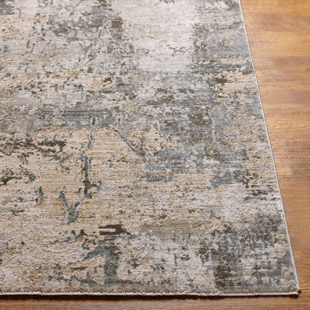 Brunswick Charcoal/White Machine Woven Rug BWK-2308 - front