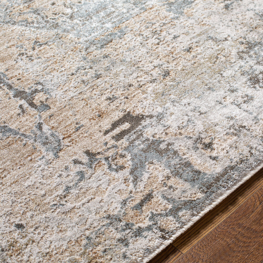 Brunswick Charcoal/White Machine Woven Rug BWK-2308 - texture