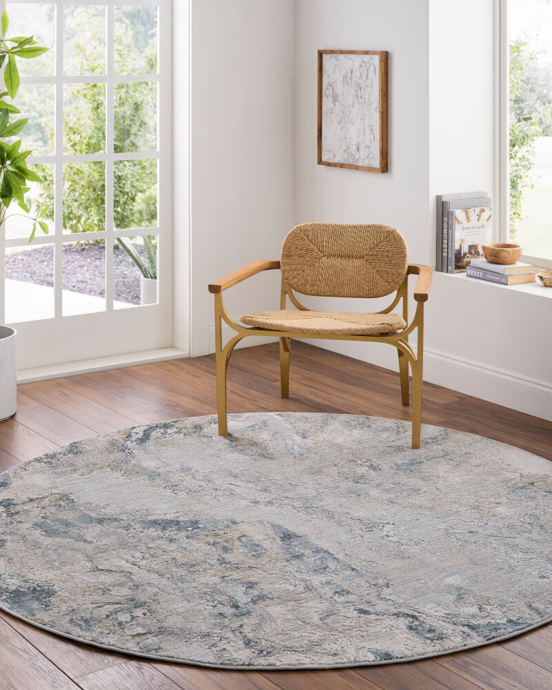 Brunswick Dusty Sage/White Machine Woven Rug BWK-2309 - roomscene