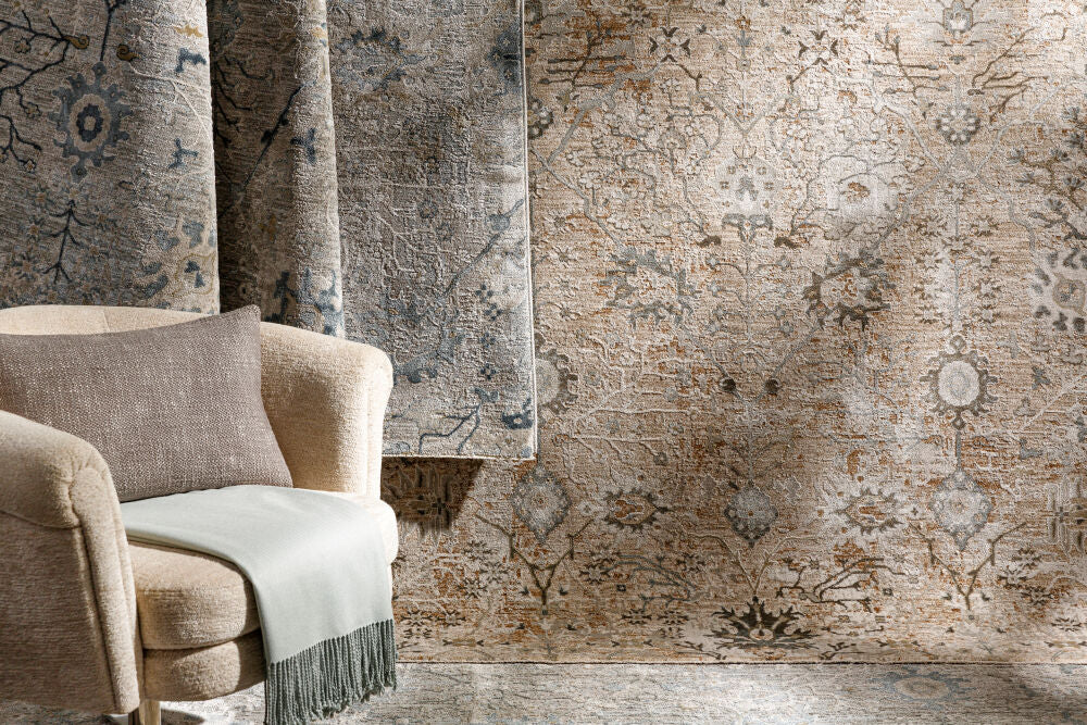 Brunswick Deep Teal/Taupe Machine Woven Rug BWK-2311 - styleshot