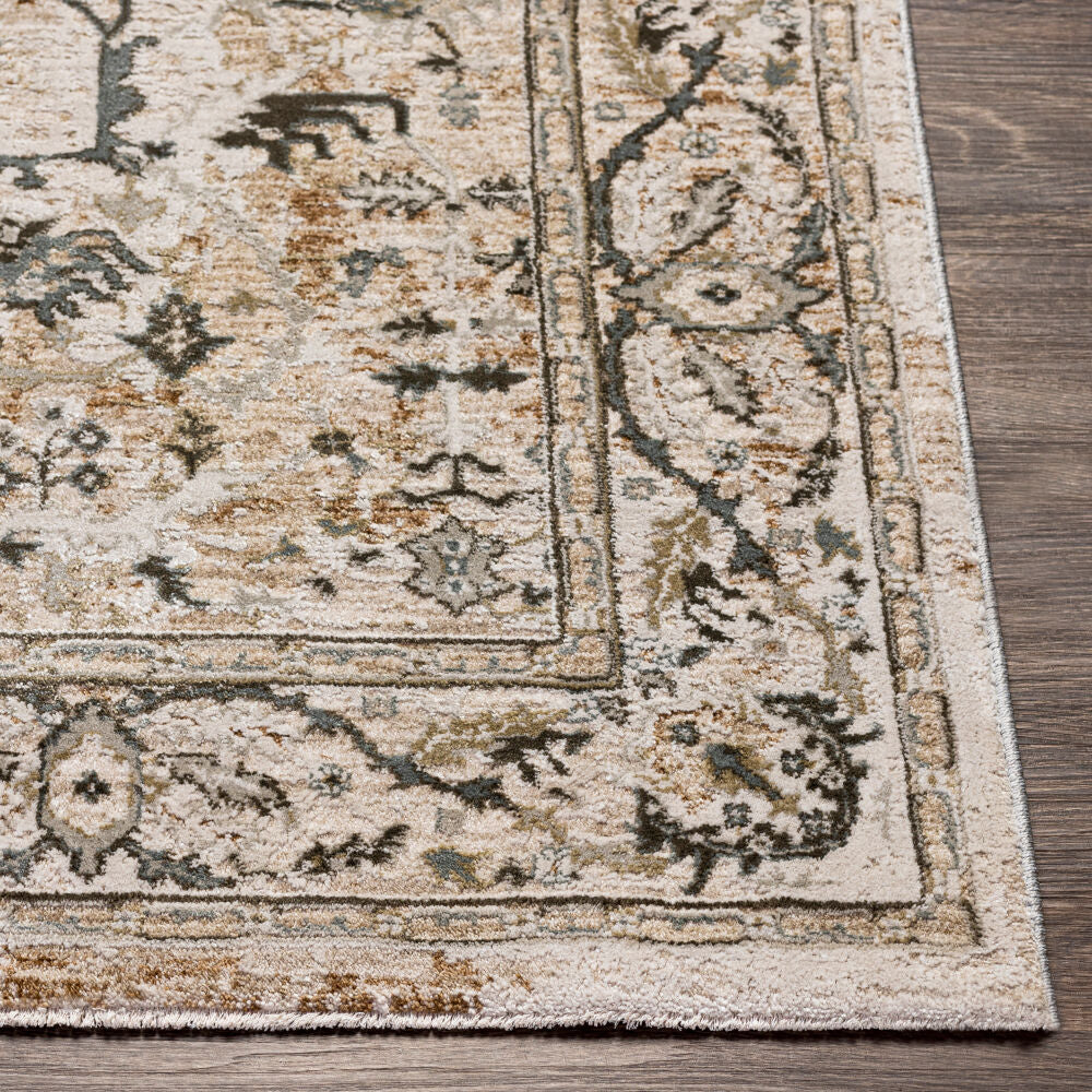 Brunswick Deep Teal/Taupe Machine Woven Rug BWK-2312 - front