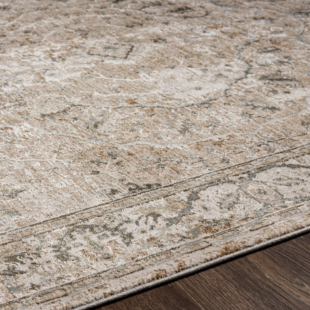 Brunswick Deep Teal/Taupe Machine Woven Rug BWK-2312 - texture