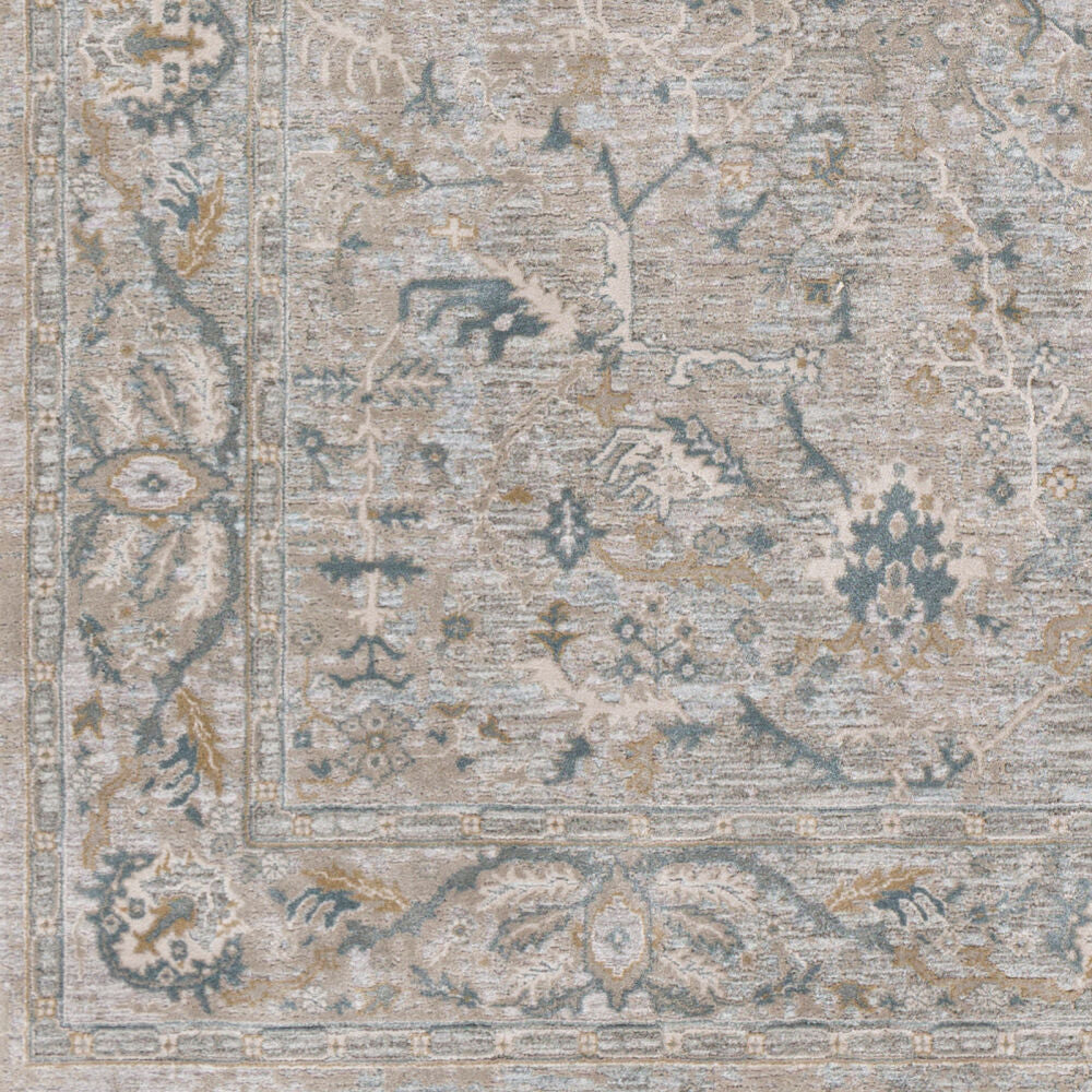 Brunswick Deep Teal/Taupe Machine Woven Rug BWK-2313 - swatch