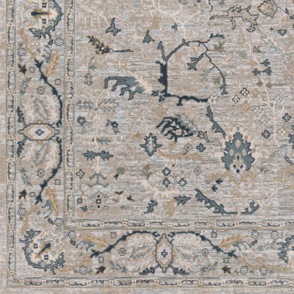 Brunswick Deep Teal/Taupe Machine Woven Rug BWK-2314 - swatch