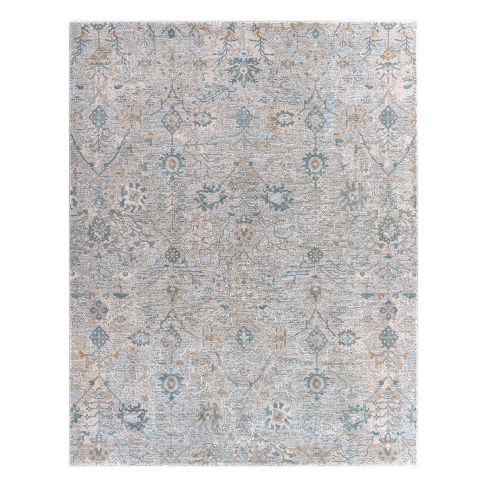 Brunswick Dusty Sage/Taupe Machine Woven Rug - 2'7" x 10'