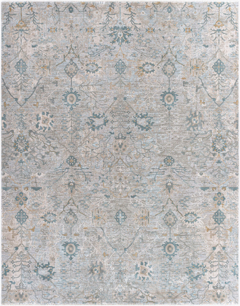 Brunswick Dusty Sage/Taupe Machine Woven Rug - 2'7" x 10'