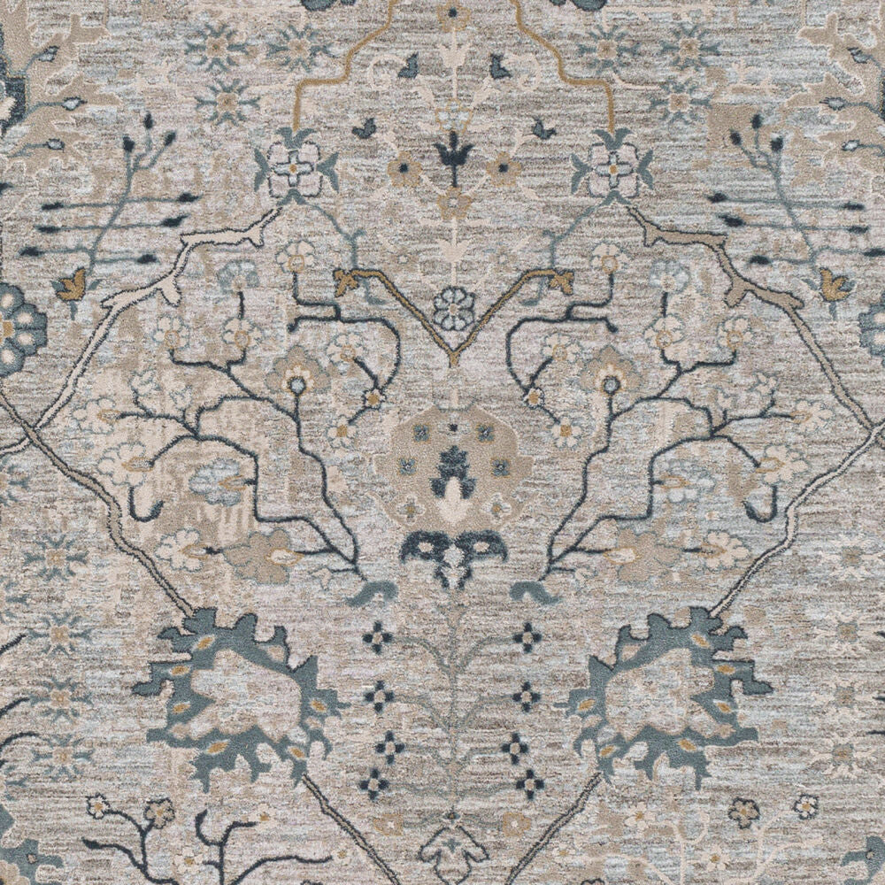 Brunswick Deep Teal/Taupe Machine Woven Rug BWK-2316 - swatch