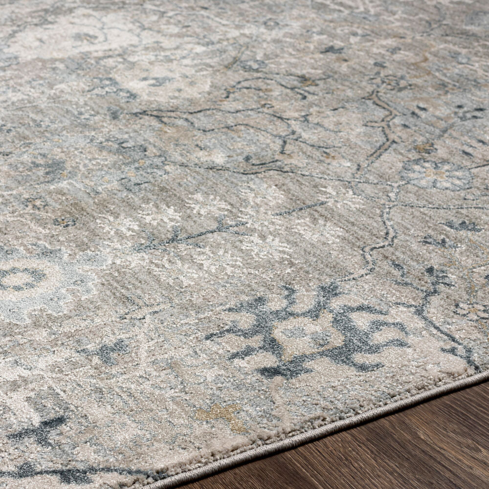 Brunswick Deep Teal/Taupe Machine Woven Rug BWK-2316 - texture