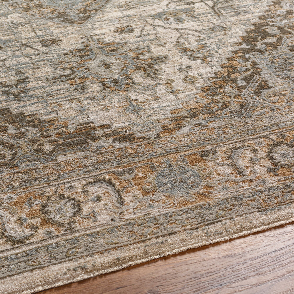 Brunswick Charcoal/White Machine Woven Rug BWK-2318 - texture