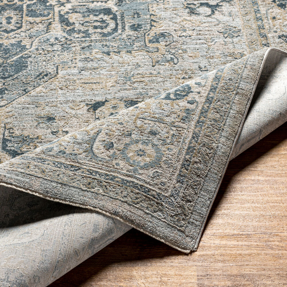 Brunswick Dusty Sage/White Machine Woven Rug BWK-2319 - fold