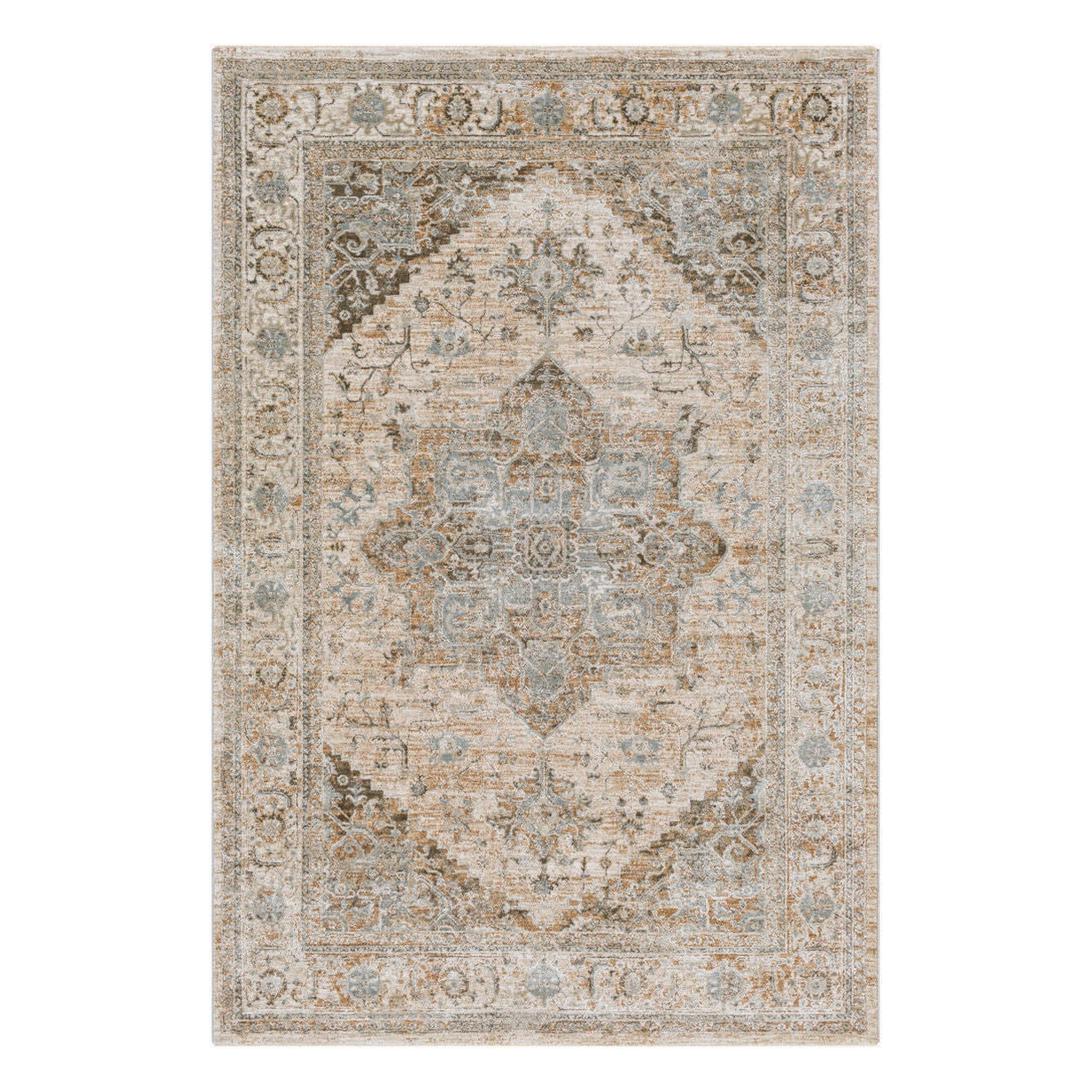 Brunswick Charcoal/White Machine Woven Rug BWK-2320 - 2'7" x 10'