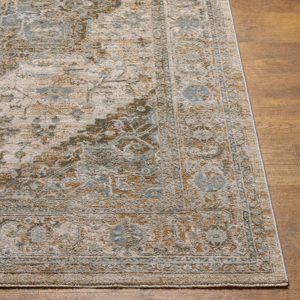 Brunswick Charcoal/White Machine Woven Rug BWK-2320 - front