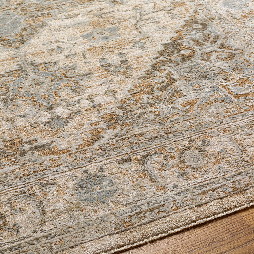Brunswick Charcoal/White Machine Woven Rug BWK-2320 - texture