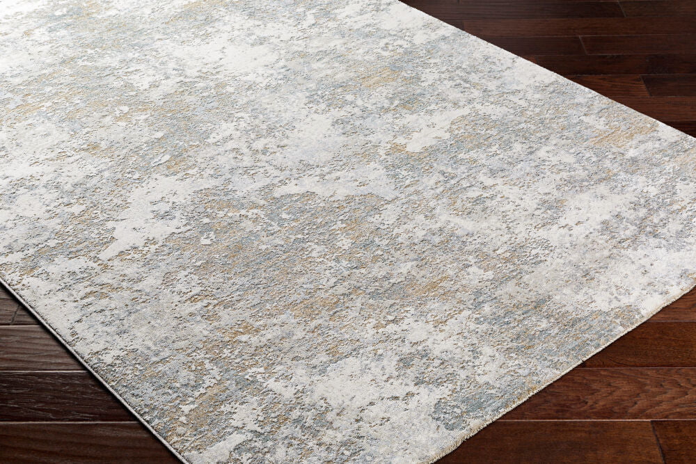 Brunswick Blue/Taupe Machine Woven Rug BWK-2322 - corner