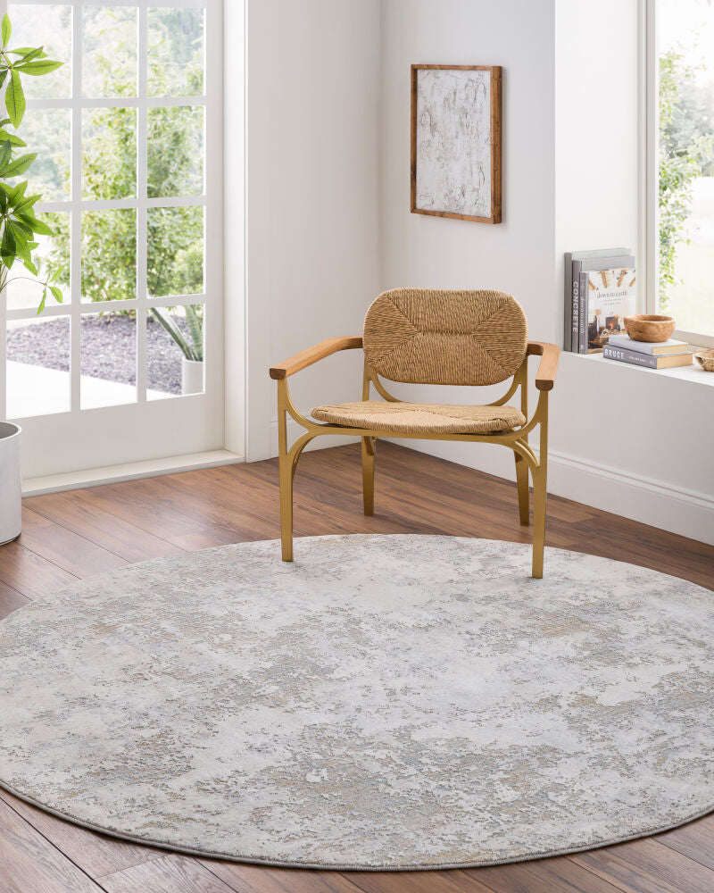 Brunswick Blue/Taupe Machine Woven Rug BWK-2322 - roomscene