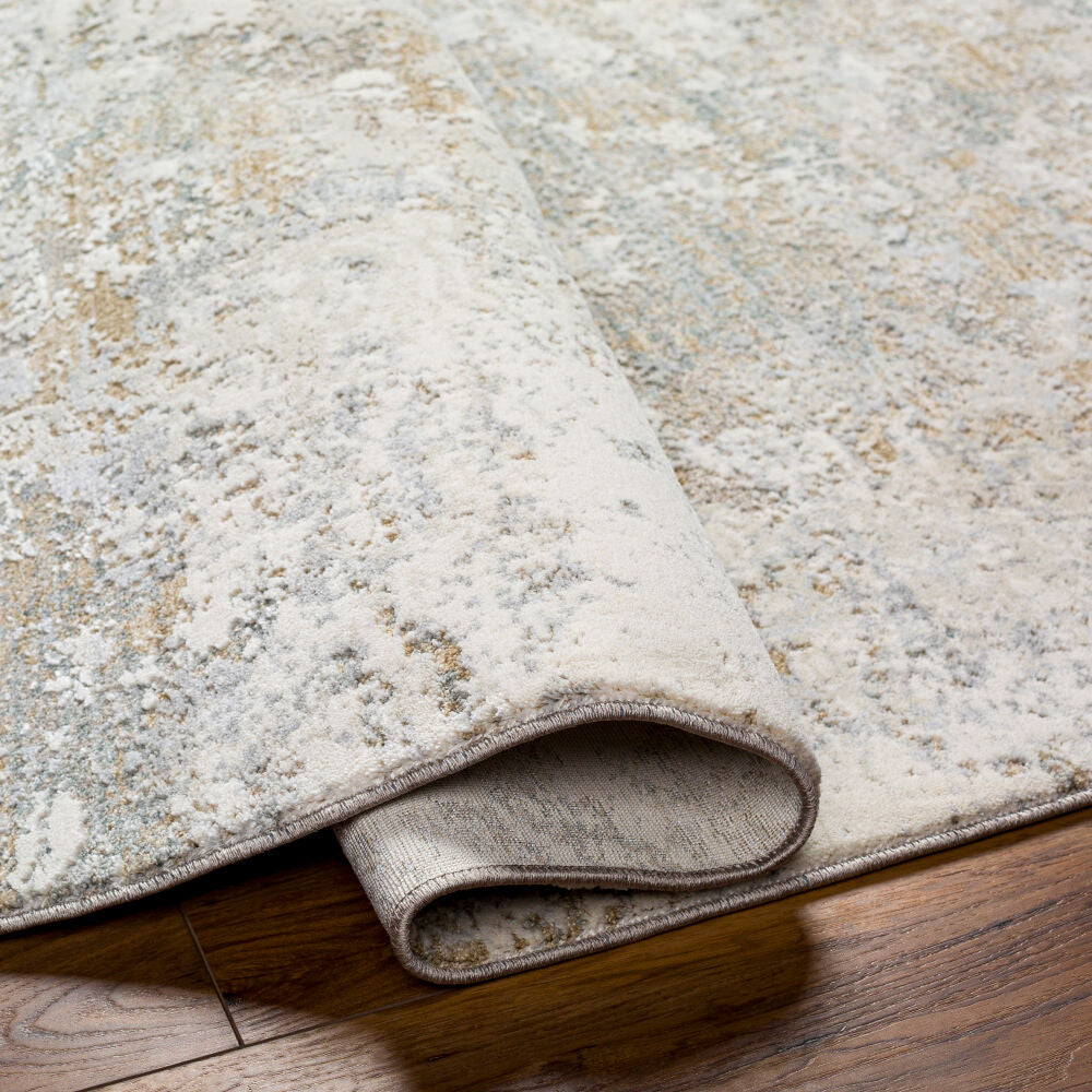 Brunswick Blue/Taupe Machine Woven Rug BWK-2322 - fold