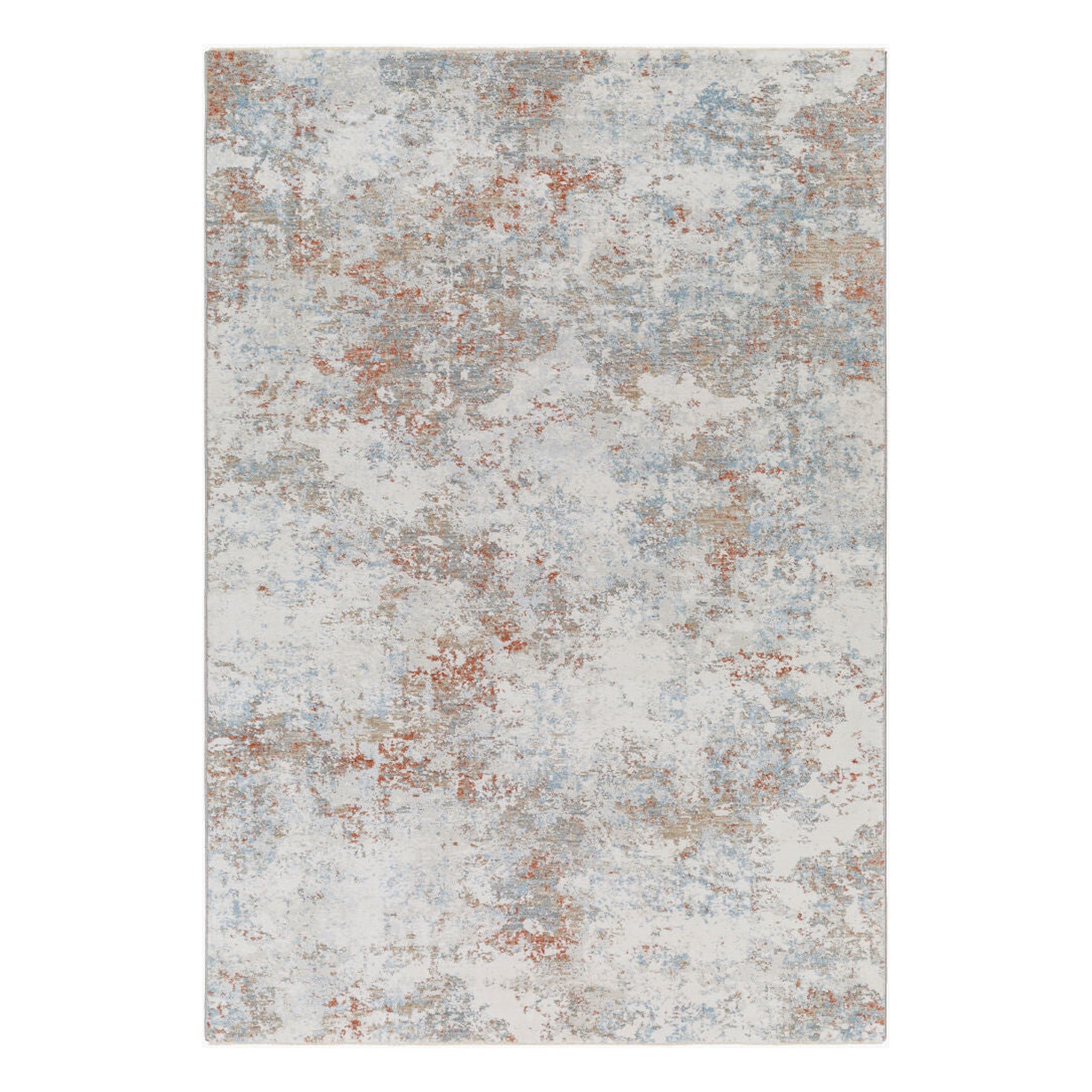 Brunswick Blue/Taupe Machine Woven Rug BWK-2323 - 2'7" x 10'