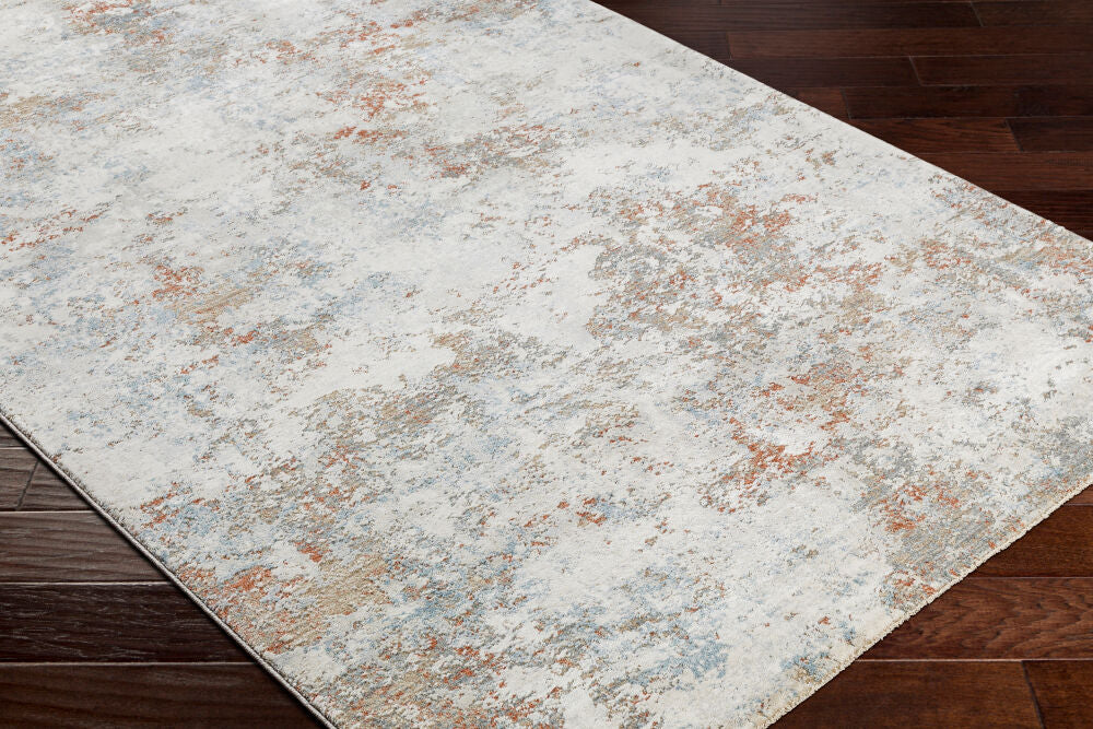 Brunswick Blue/Taupe Machine Woven Rug BWK-2323 - corner