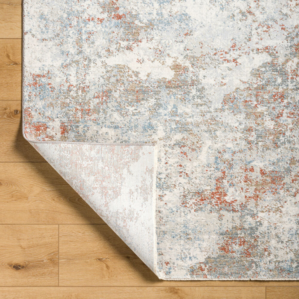 Brunswick Blue/Taupe Machine Woven Rug BWK-2323 - fold